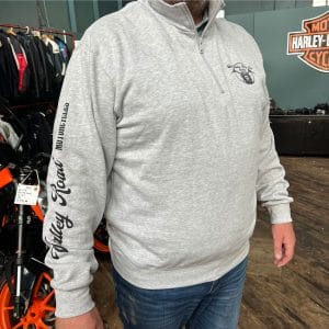 VRM Gray Track Top Zip