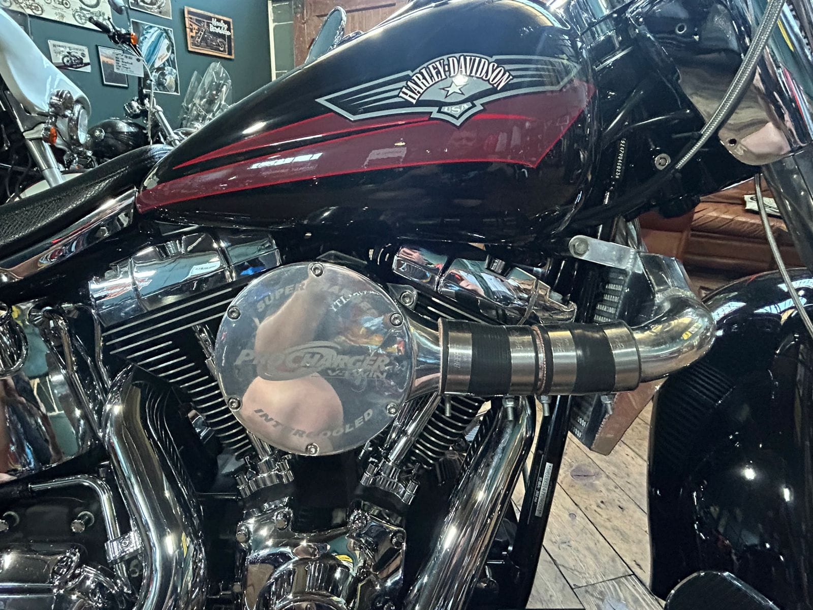 2007 Harley Davidson Fatboy Supercharger - Image 12